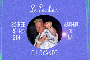 Soirée dansante rétro 10 mai 2024 - Le Carolin's -