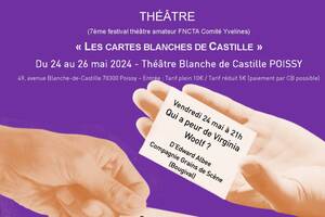 Les Cartes Blanches de Castille - Festival théâtre CODATYV/FNCTA Comité Yvelines