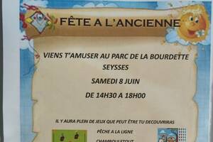 FÊTE À L' ANCIENNE POUR LES ENFANTS