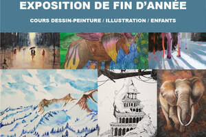 Exposition dessin-peinture, illustration