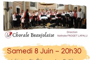 CONCERT ANNUEL - LA CHORALE BEAUJOLAISE