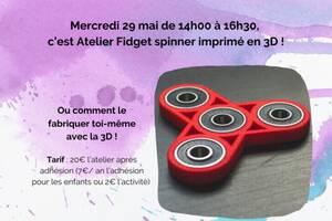 Atelier Fidget Spinner 3D chez Fabrico