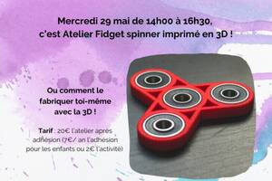 photo Atelier Fidget Spinner 3D chez Fabrico