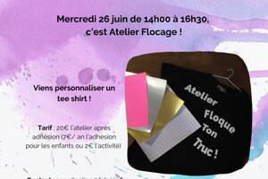 Atelier flocage chez Fabrico