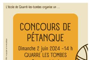 Concours de pétanque