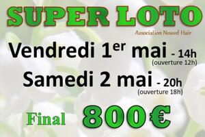 photo Super LOTO Vendredi 1er mai animé par Karine. Final 800€
