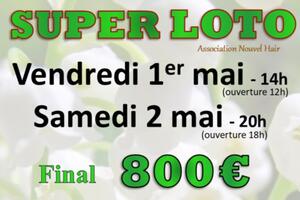 photo Super LOTO samedi 2 mai animé par Karine Final 800€