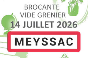 BROCANTE - VIDE-GRENIER DU 14 JUILLET 2026 - MEYSSAC