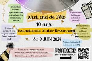 Fête des 10 ans de l'Association du Fort de Bessoncourt