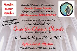 Concert QUENTIN CHOEUR CHANTE - UNC GENERATION OPEX-OPINT 02