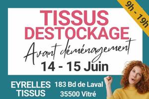 photo Grand déstockage de tissus et de merceries à Vitré (35)