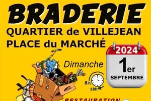 Braderie de Villejean (Rennes) le 1er septembre 2024