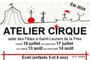 Ateliers Cirque, pendant les vacances d'été