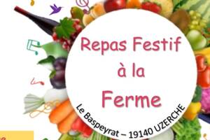 Repas festif a la Ferme