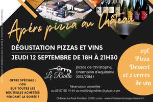 Apéro pizza au Château