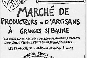 Marché de Granges sur baume
