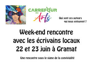 Week-end rencontre avec les écrivains locaux