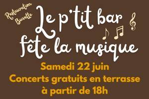 Fête de la musique au p'tit bar de saint ouen d'attez
