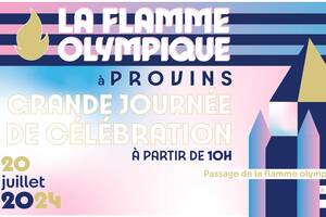 Passage de la flamme olympique à Provins