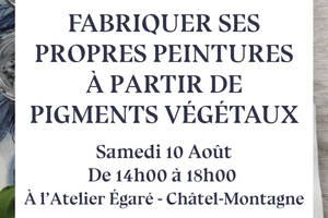 Fabriquer ses propres peintures à partir de pigments végétaux