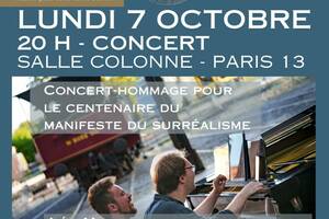Festival Inventio : Concert-hommage pour le centenaire du Manifeste du Surréalisme