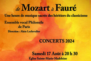 De Mozart à Fauré. Musique sacrée des héritiers du classicisme