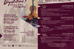 DÉGUSTATIONS ! CONCERTS ET VINS EN BOURGUEILLOIS 