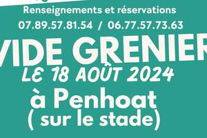 Vide- Grenier des Chevaliers des Terres de Penhoat