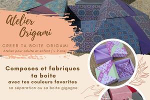 Initiation à l'art de la boite en origami