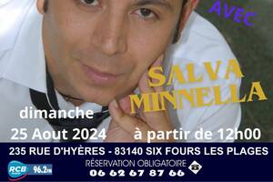 SALVA MINNELLA il latin lover la voce Italiana à Six-fours avec rcb radio