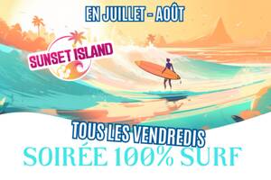 TOUS LES VENDREDIS, SOIRÉE 100% SURF À WAVE ISLAND DE 19H00 À 23H00
