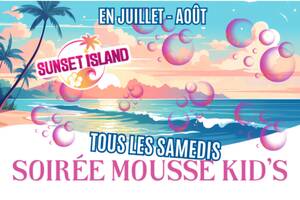TOUS LES SAMEDIS, SOIRÉE MOUSSE KID'S À WAVE ISLAND DE 19H00 À 23H00