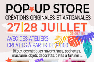 Pop-Up Store Créations Originales et Artisanales à Neodelo