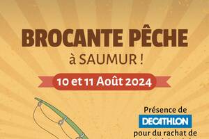 Brocante matériel de pêche