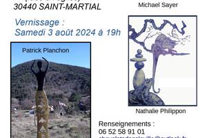 exposition Patrick Planchon - Nathalie Philippon - Michael Sayer
