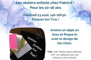 Les ateliers enfant chez Fabrico