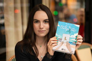 Dédicace Elise Giraudau pour La Vie en Turquoise