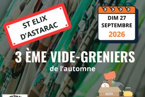 3ème Vide-grenier de l'Automne