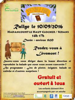 Rallye Hadancourt / Serans