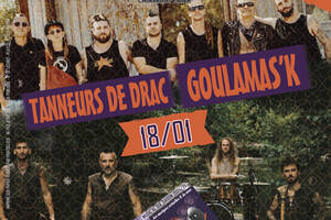 Concerts TANNEURS DE DRAC + GOULAMAS’K