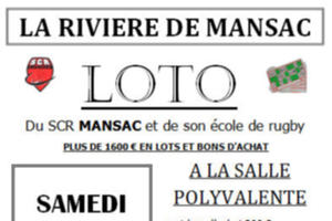 LE LOTO DU SCR MANSAC ET DE SON ECOLE DE RUGBY