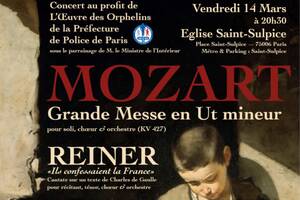 Grande Messe en Ut mineur de Mozart pour soli, chœur et orchestre (KV 427) et 