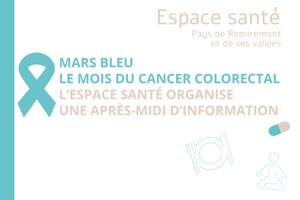 Mars Bleu, le mois du cancer colorectal