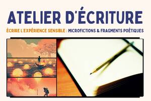 Atelier d'écriture avec Anaël Verdier