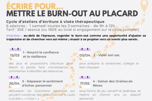 photo Écrire pour... Mettre le burn-out au placard