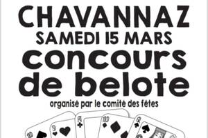 Concours de belote Chavannaz