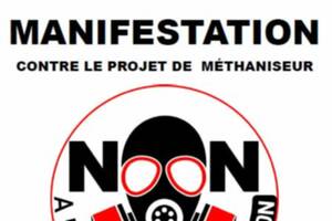 Marche contre le projet de méthaniseur