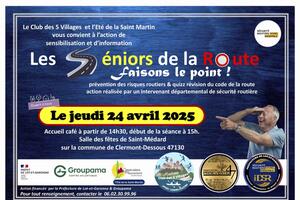 Action de sensibilisation et d’information sur la sécurité routière 
