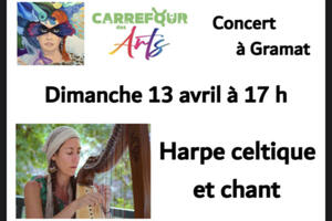 Concert harpe celtique et chant