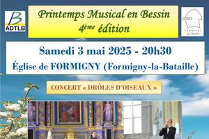 photo Concert « Drôles d’oiseaux » par l’ensemble DE CAELIS, J. BOUCAUT et J. RASSE, chanteurs d’oiseaux